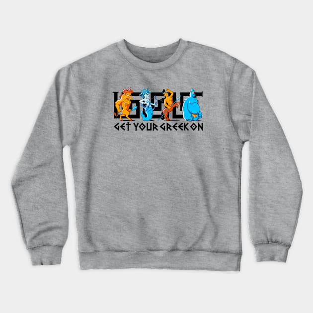 Get Ur Greek On Crewneck Sweatshirt by wloem